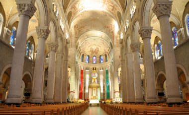 Inside of a beautiful Canadian Catholic Church
