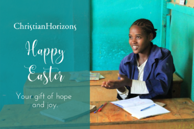 Christian Horizons Happy Easter Card.